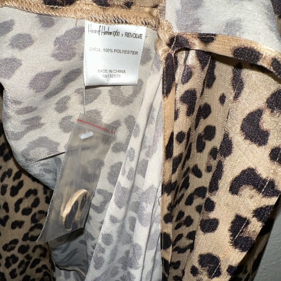 House of Harlow x Revolve *Delaney* leopard print duster jacket S - Picture 6 of 6
